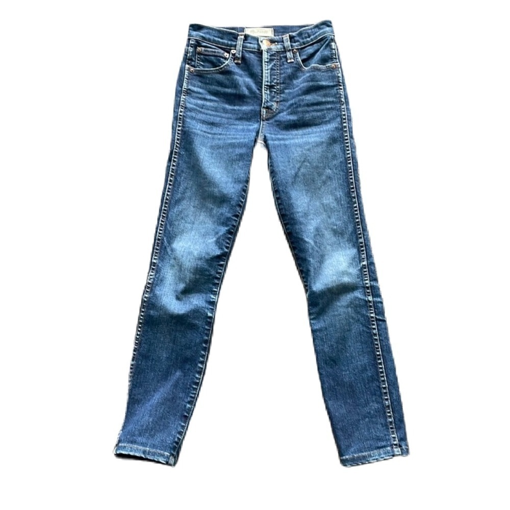 Sz23 Madewell 10” High Rise Skinny Denim Medium Blue Wash GUC